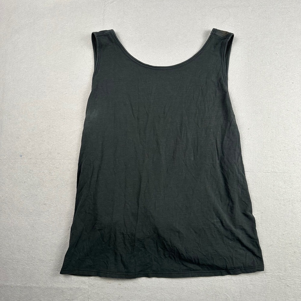 Lululemon Twist Back Tank Top Black Sleeveless Scoop Neck Yoga Activewear